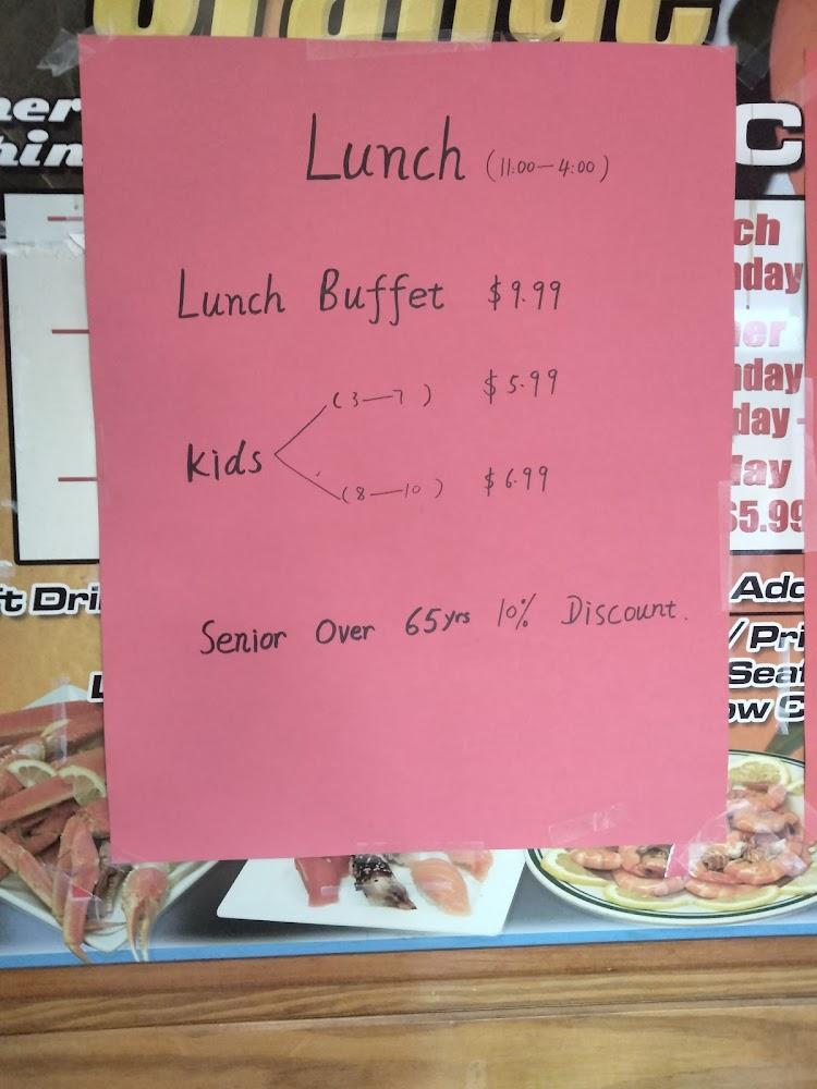 Orange Buffet Dinner